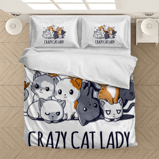 Crazy Cat Lady Bedding Sets