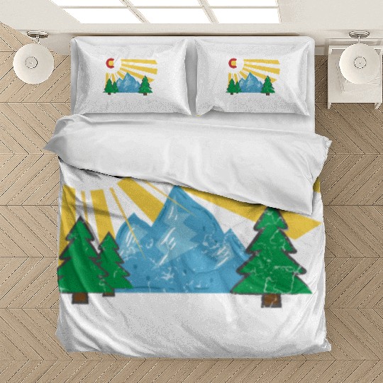 Native Colorado Gifts CO State Flag Sunrise Bedding Sets