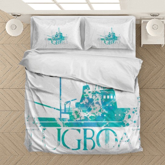 Funny Tugboat - Ship Vessel Floating - Sailing Bedding Sets