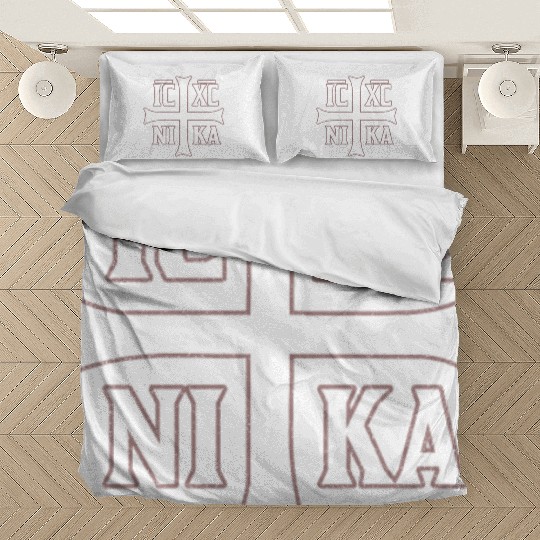 Orthodox Christogram IC XC NIKA Gift Bedding Sets