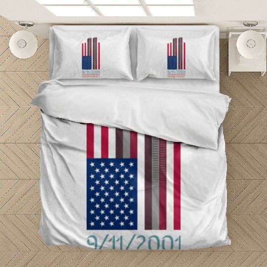 9-11-2001 We Will Never Forget - Patriot Day Bedding Sets