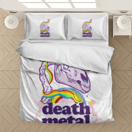 Death Metal Unicorn Bedding Sets