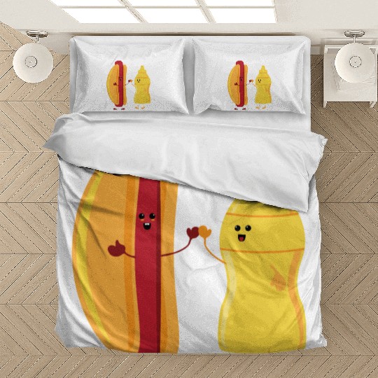 HOT DOG & MUSTARD HIGH FIVE Bedding Sets
