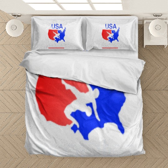 USA Wrestling Tees Bedding Sets