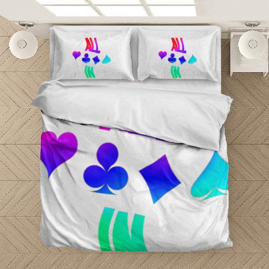 Poker ALL IN Karten Pik Texas Holdem Bedding Sets