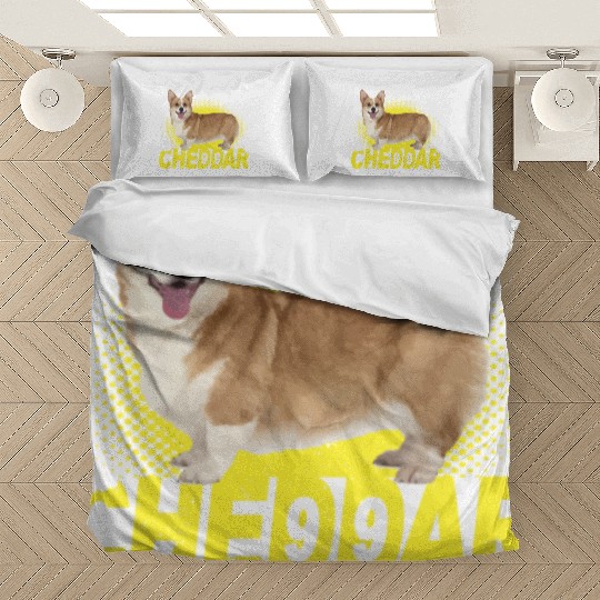 Cheddar Corgi Dog Brooklyn Nine Nine B99 Bedding Sets