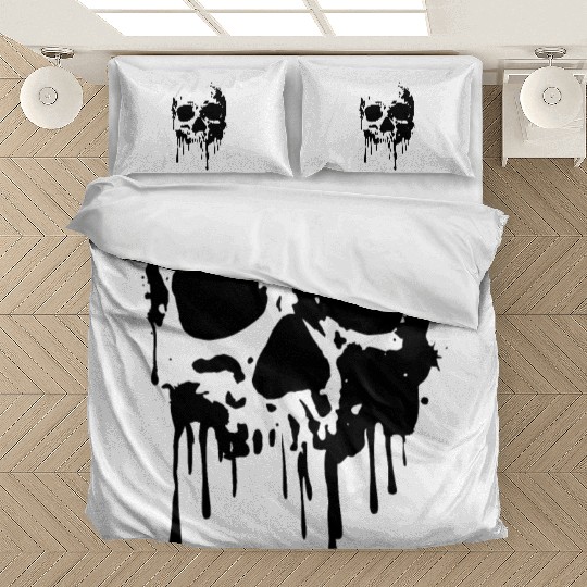 Death dripping skull Bedding Sets