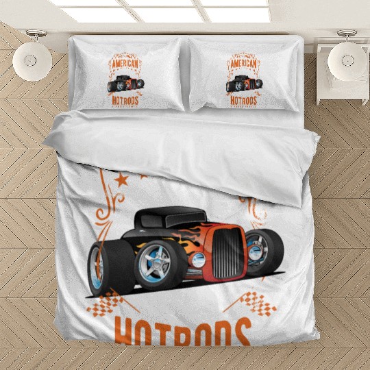 American Hot Rod Car Race Bedding Sets