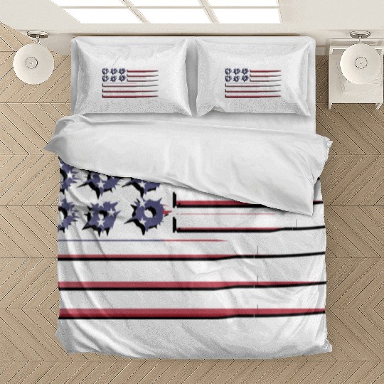 Ammo product - American Flag - Gun Owner Gifts Bedding Sets
