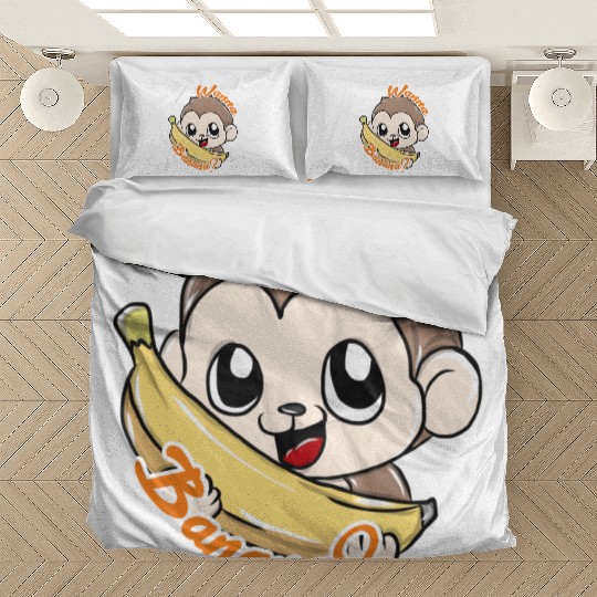 Monkeys Banana Bedding Sets