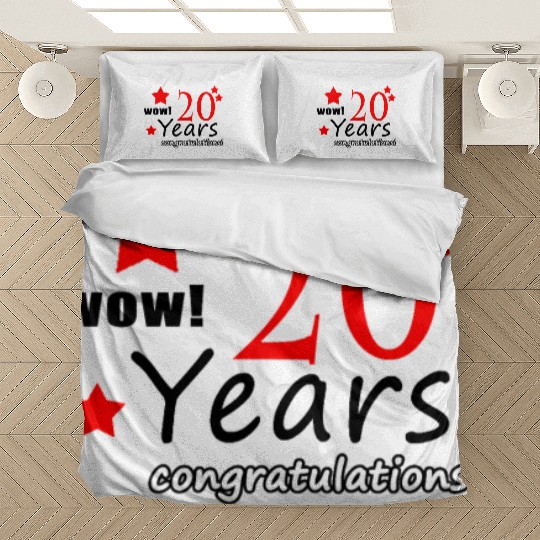 20 years anniversary Bedding Sets