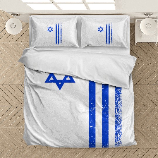 Israel Flags Design / Jerusalem Haifa Tel-Aviv Bedding Sets