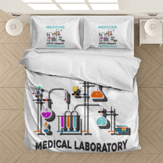 Medicine Laboratory Science Scientist Labor Bedding Sets