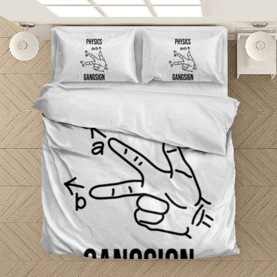 Physics Gangster Sign Bedding Sets