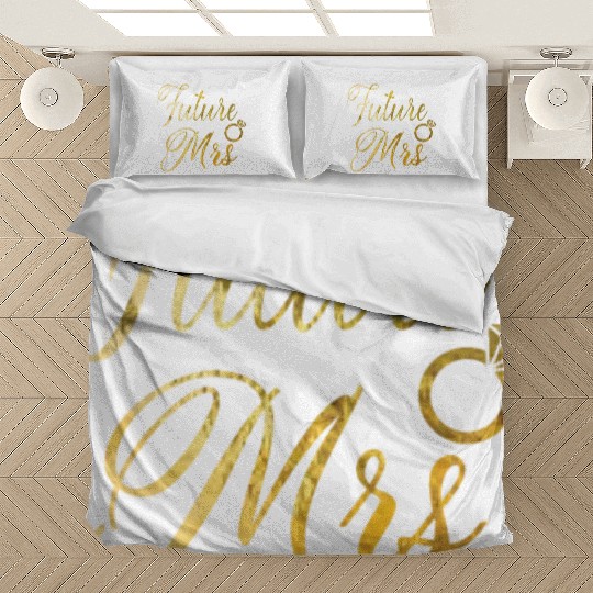 Women's Future Mrs Bedding Sets Gift for Soon to be Bride
