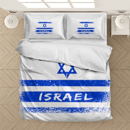 Israel Vintage Flag / Gift Jerusalem Bedding Sets