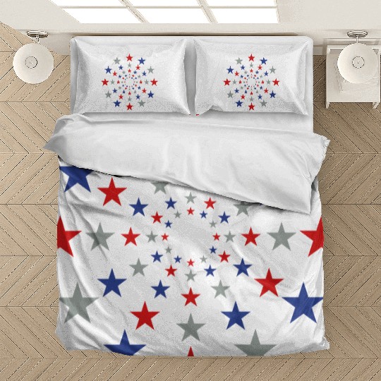 STAR STARS AMERICAN EXPLOSION Vector B Bedding Sets