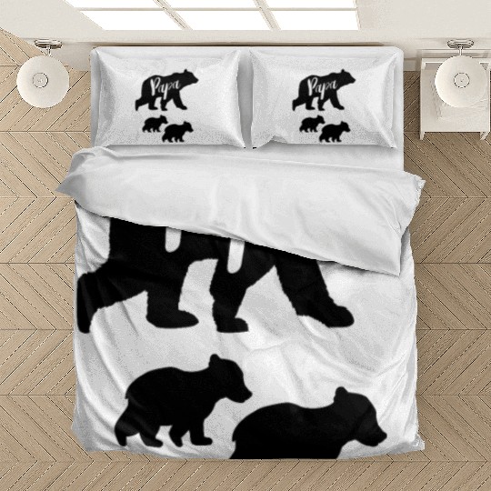 Papa Bear Bedding Sets with Two Cubs