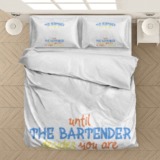 Funny Bartender Bedding Sets