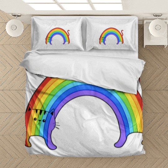 Rainbow Cat Bedding Sets