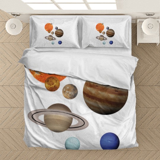 realistic Solar System planet Outer Space Explorer Bedding Sets