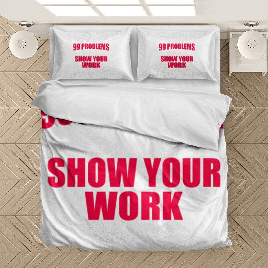 Funny Math Teacher Gift College High School Bedding Sets