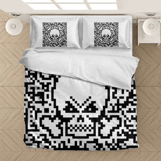 Skull And Crossbones (Quick Response Code / POS) Bedding Sets