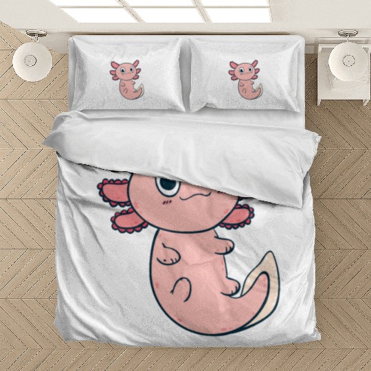 Philosophy Axolotl With Aristotle Quote Bedding Sets