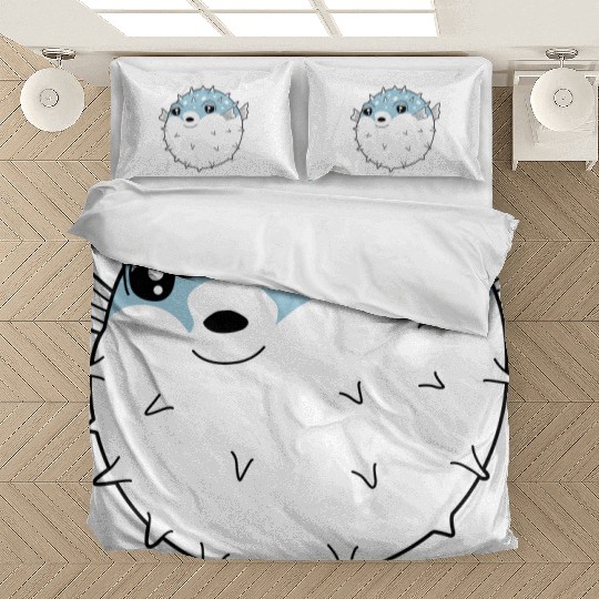 Puffer fish funny Bedding Sets