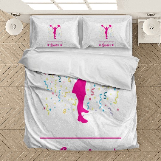 Cheerleading Aunt Family Support Girl Cheerleader Bedding Sets