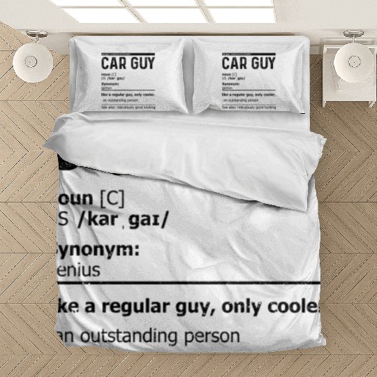 Car Guy Definition Bedding Sets