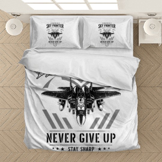 Fighter jet airplane pilot Bedding Sets