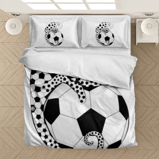 Soccer Chameleon Bedding Sets
