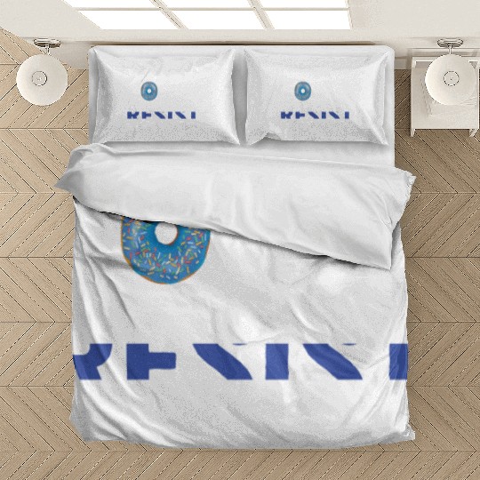 Police Officer Donut Resist Thin Blue Line Cop Bedding Sets