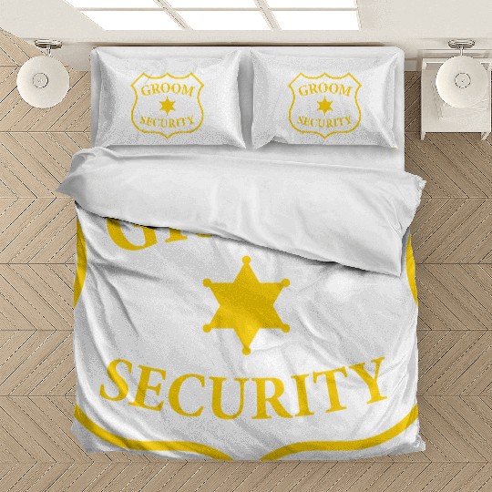 Groom Security Patch (Bachelor Party / Stag Night) Bedding Sets