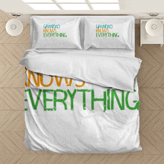 GRANDAD KNOWS EVERYTHING - GIFT FOR GRANDAD - FUNN Bedding Sets
