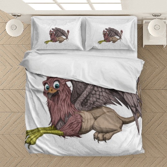 Whimsical Griffin Creature Design Bedding Sets