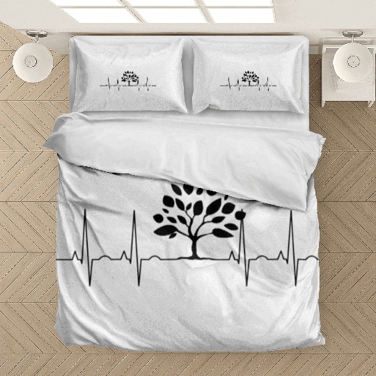 Heartbeat tree Bedding Sets
