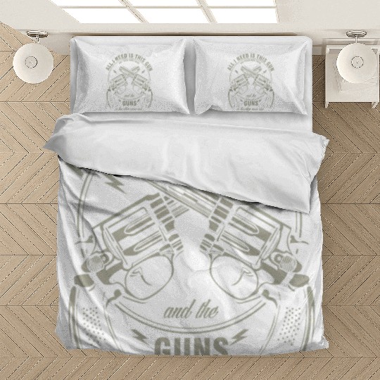 Gun Enthusiast Handgun Gun Amendment Law All I Bedding Sets