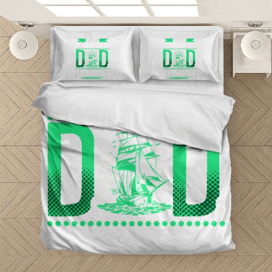 Cool Sailing Dad Funny Sailor Gift Bedding Sets