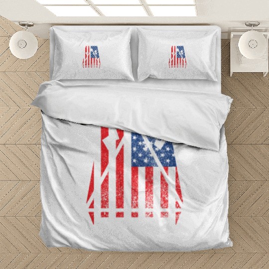 Make Cornhole Great Again Funny USA Gift Bedding Sets