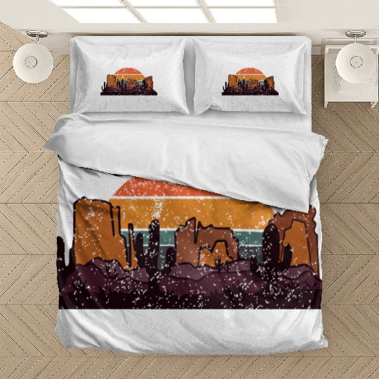 Arizonna vintage cactus, Cool Bedding Sets for men