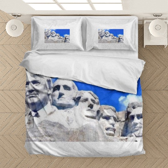 Mount Rushmore Trump Bedding Sets