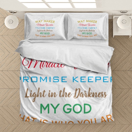 Way Maker miracle worker promise keeper light Bedding Sets