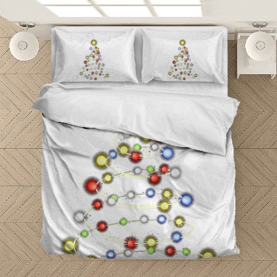 christmas tree christmas light Bedding Sets