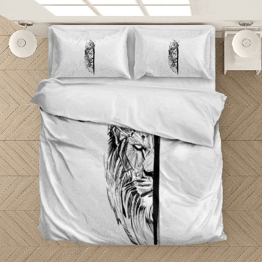 Sketch Lion Bedding Sets