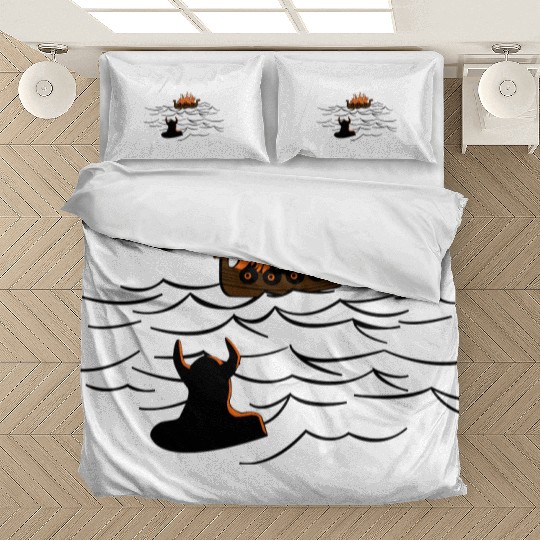 Viking Funeral Bedding Sets