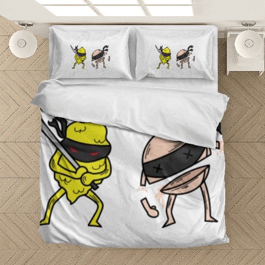 Iced Tea Lemon and Peach Fight Bedding Sets