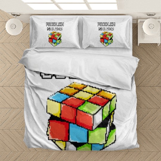 Problem Solver Puzzle Cube Math Nerd Bedding Sets