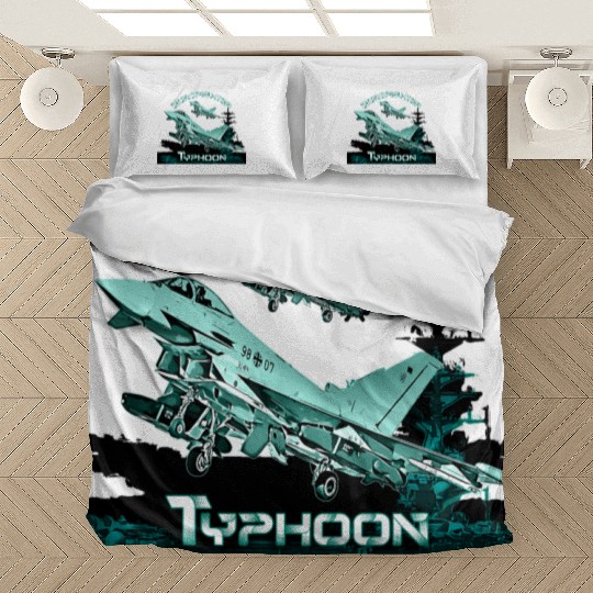 Eurofighter Typhoon fighter jet Bedding Sets